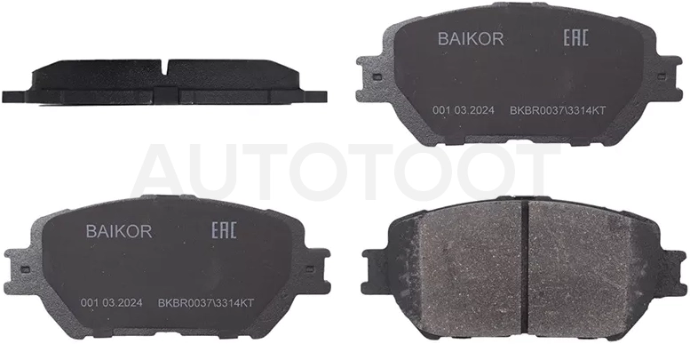 Колодки тормозные (Спереди) Toyota Camry (XV30) 01-06 / Crown 03-08 / Wish 03-09 / Daihatsu Altis 00-05 / Lexus ES 01-06 / Toyota Camry 01-06 / Camry UAE/USA 01-06 / Isis 04-17 / Mark X 04-09