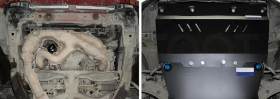 Защита двигателя металлическая 2.0l -111054151 Автоброня для SUBARU FORESTER