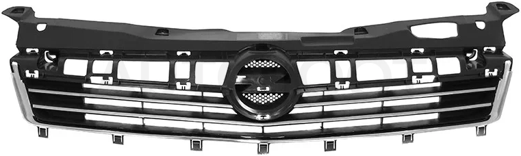 Решетка радиатора Opel Astra 06-13 / Astra Family 11-14 (с хром молдингом/ 4D SED/5D HBK/5D WGN)