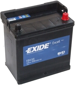 Аккумулятор EXIDE 45Ah 330A обратная полярность(-+)