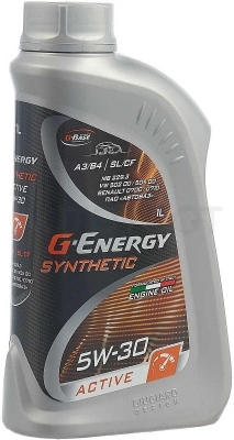 Масло моторное синтетическое 5W-30 G-Energy "Synthetic Active ", 1л - Артикул 253142404 - Производитель G-Energy - Фото, Отзывы, Цены