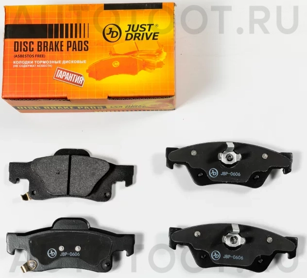 Колодки тормозные дисковые, задние - Артикул JBP0606 - Производитель Just Drive - Фото, Отзывы, Цены