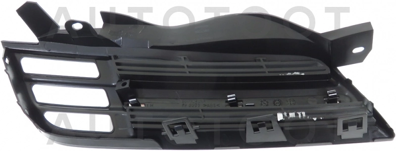 Решетка радиатора левая (черная, хром) -  для NISSAN MARCH