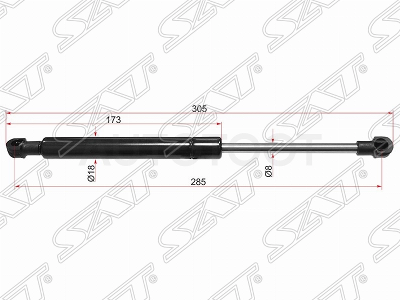Амортизатор капота левый=правый -ST51238402551 Sat для BMW X5