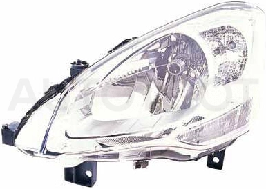 Фара левая (с электрокорректором) -5521129LMLDEM Depo для CITROEN BERLINGO