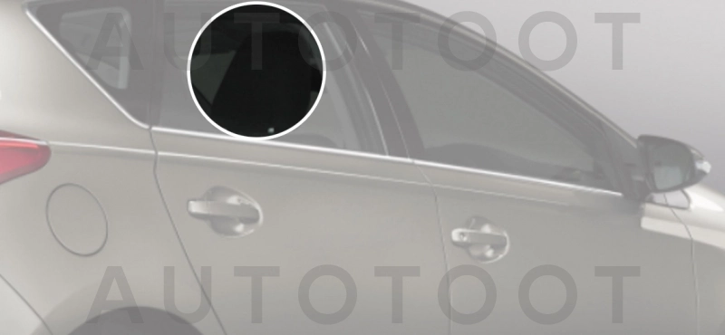 Стекло заднее правое опускное -  для TOYOTA AURIS