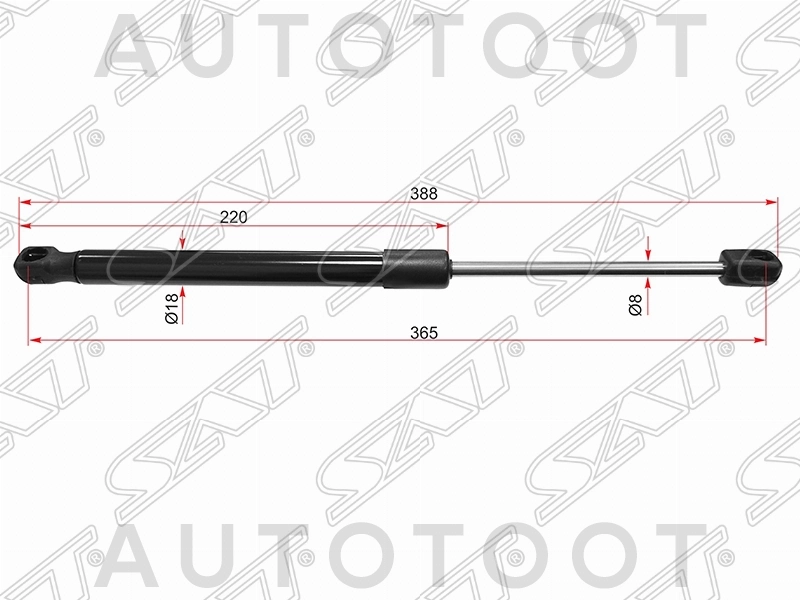 Амортизатор капот левый=правый -ST811613Z000 Sat для HYUNDAI i40