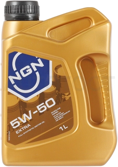 5W-50 EXTRA SN/CF 1л синтетика - Артикул V172085603 - Производитель NGN - Фото, Отзывы, Цены
