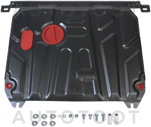 Защита двигателя металлическая -AM23432 AutoMax для KIA RIO, HYUNDAI SOLARIS