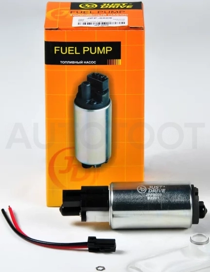 Насос топливный 12v; 3bar; 90L/h (узкие клеммы) - Артикул JPF0009 - Производитель Just Drive - Фото, Отзывы, Цены