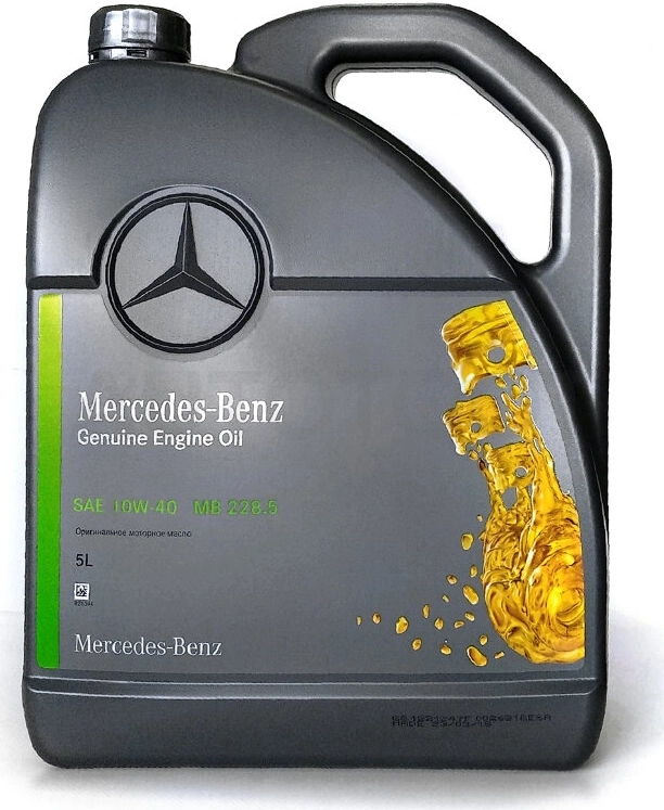 10W-40 моторное масло 228.5 5л. - Артикул A000989620413BBCR - Производитель Mercedes - Фото, Отзывы, Цены