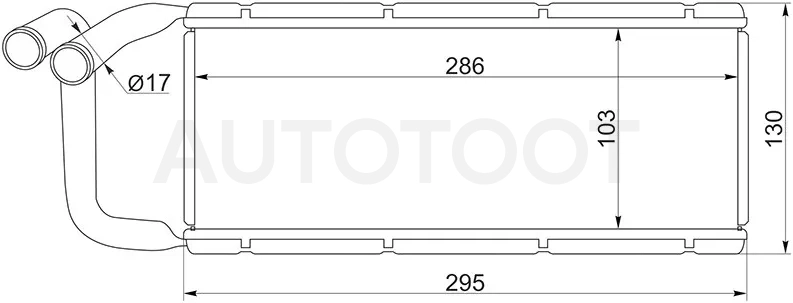 Радиатор отопителя салона Isuzu ELF FSR 12- / ELF NMR 12 - Артикул STIS843950 - Производитель Sat - Фото, Отзывы, Цены