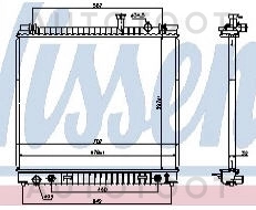 Радиатор охлаждения AT -  для NISSAN ARMADA, NISSAN TITAN, INFINITI QX56