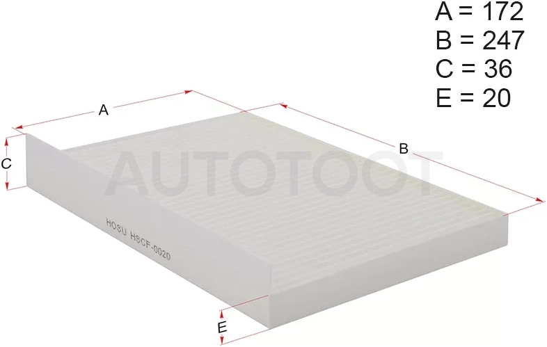 Фильтр салона KIA CEED 06