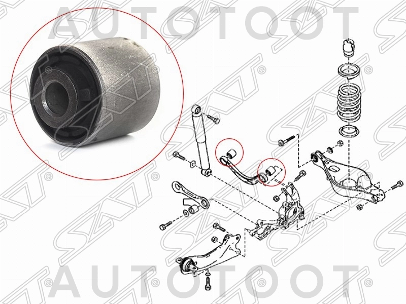 Сайлентблок верхнего поперечного рычага -GRM30566 G-Autoparts для MAZDA 6 (ATENZA)