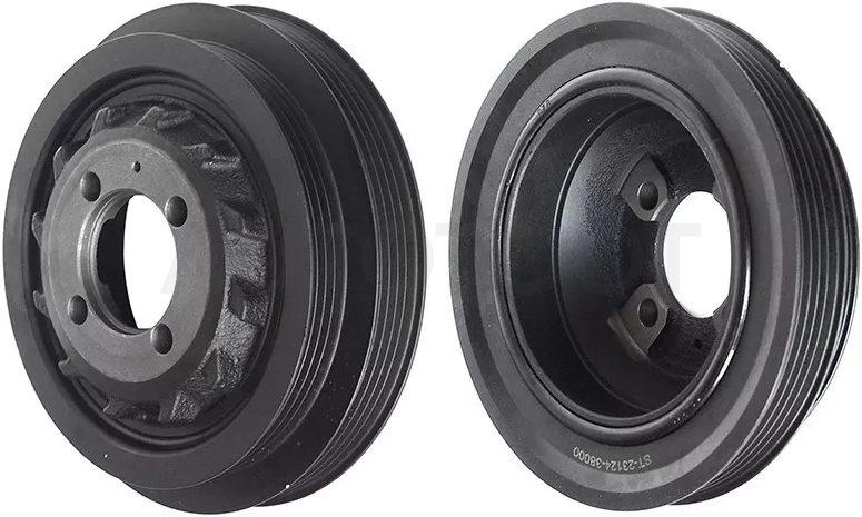 Шкив коленвала HYUNDAI TUCSON 04-10/TRAJET 00-06/SANTA FE /SONATA 01-05/KIA OPTIMA/MAGENTIS 00-05/SO