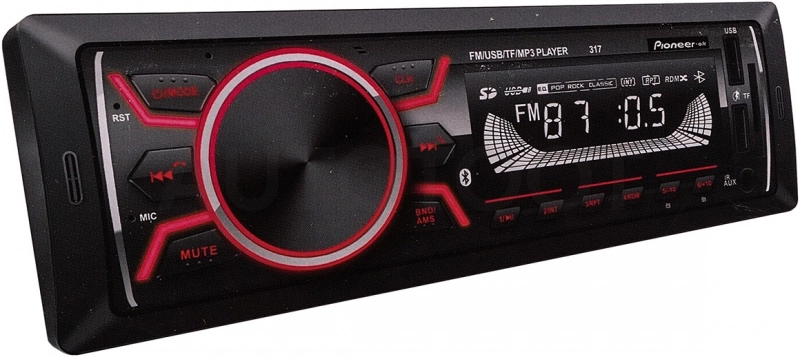 Pioneer Автомагнитола Pioneer.ок 317 с Bluetooth - Артикул 317PIONEERОК - Производитель Pioneer - Фото, Отзывы, Цены