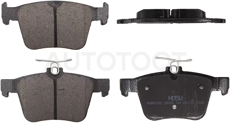 Колодки тормозные (Сзади) Audi A3 12-19 / Skoda Kodiaq 16-22 / Volkswagen Golf 12-19 / Passat 80- / Tiguan 16- / Audi Q2 16- / S3 13-16 / TT 14-19 / TTS 14-17 / Jetta VA3 19- / SEAT Ateca 16- / Leon 12-15 / Skoda Superb 15-19 / Volkswagen Golf Sportsvan 1