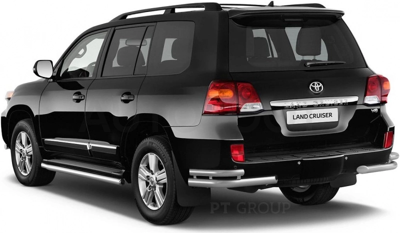 TOYOTA LC 200 2014-  Защита порогов окантовка Ø51мм (НПС) - Артикул TLC220301 - Производитель PT Group - Фото, Отзывы, Цены