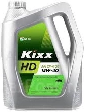 15W-40 KIXX HD Масло моторное полусинтетика 6л CI-4/E7 - Артикул L2014360R1 - Производитель Kixx - Фото, Отзывы, Цены