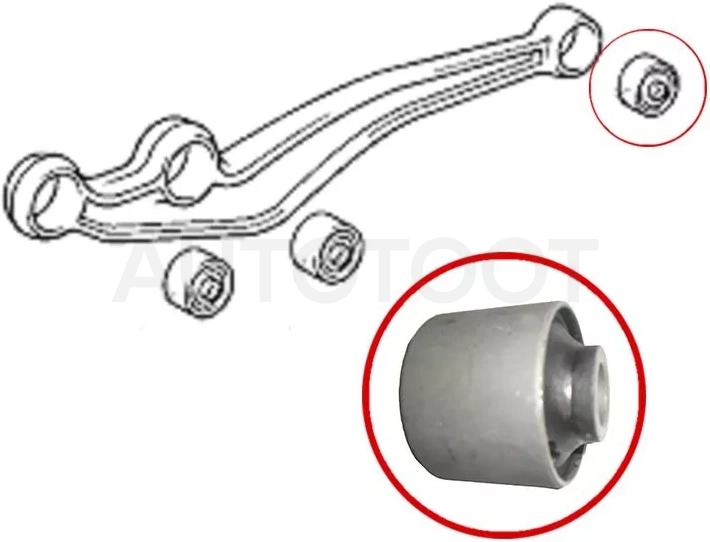 Сайлентблок рычага Toyota Land Cruiser (J100,J80) 89-07 / Land Cruiser Prado 87-96