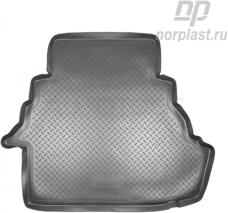 Коврик в багажник NORPLAST, черный, полиуретан (2, 4L)