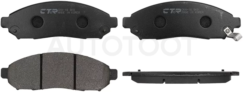 Колодки тормозные (Спереди) Nissan Leaf 09-17 / Pathfinder 04-14 / Serena 05-19 / Frontier 04-21 / Suzuki Landy 07-07