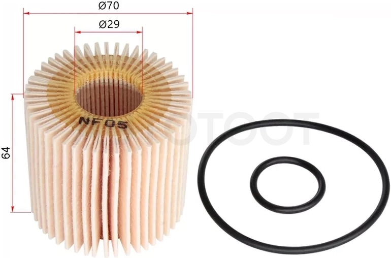 Фильтр масляный (картридж) TOYOTA CAMRY, RX350 2GR-FE 06 - Артикул 2603400600 - Производитель Denso - Фото, Отзывы, Цены