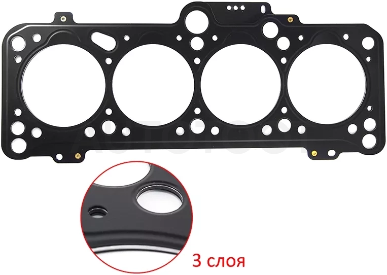 Прокладка ГБЦ 1,9D AUDI 80 89-94//SKODA Felicia 97-02/VW Caddy/Golf/Passat/Polo /Transporter 90-03