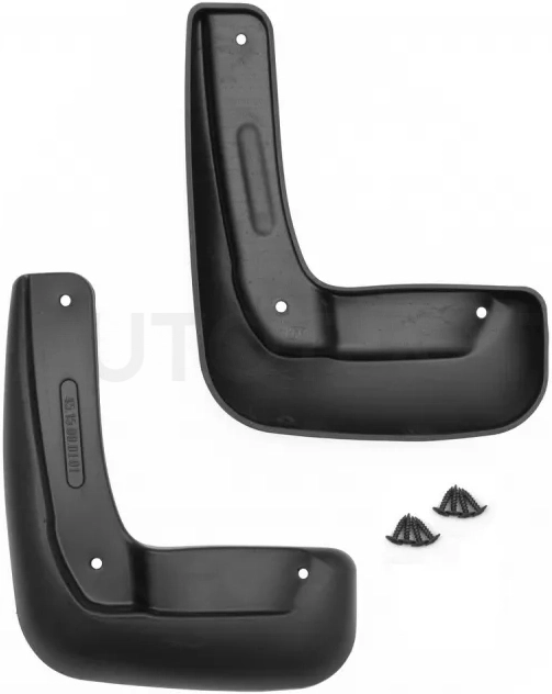 Брызговики передние для SKODA Rapid, 2012-2020 Лифтбек 2 шт. (standard) / Шкода Рапид