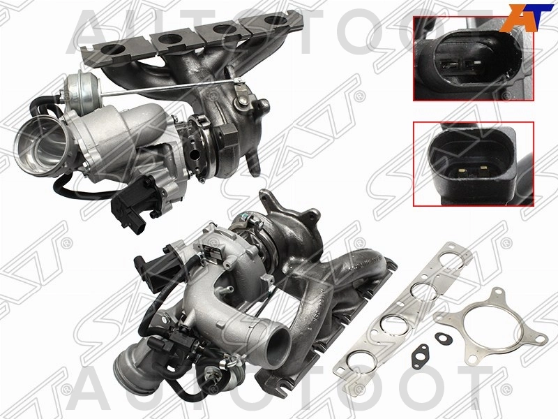 Турбина 1,8 / 2,0 TFSI -  для AUDI Q3, AUDI A3, SKODA OCTAVIA, SKODA SUPERB, VOLKSWAGEN PASSAT, VOLKSWAGEN GOLF, VOLKSWAGEN JETTA, VOLKSWAGEN TIGUAN, VOLKSWAGEN PASSAT CC