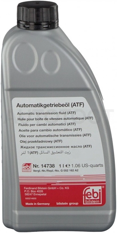 ATF Масло трансмиссионное ATF для АКПП DEXRON G052 1л FEBI 14738 - Артикул 14738 - Производитель Febi - Фото, Отзывы, Цены
