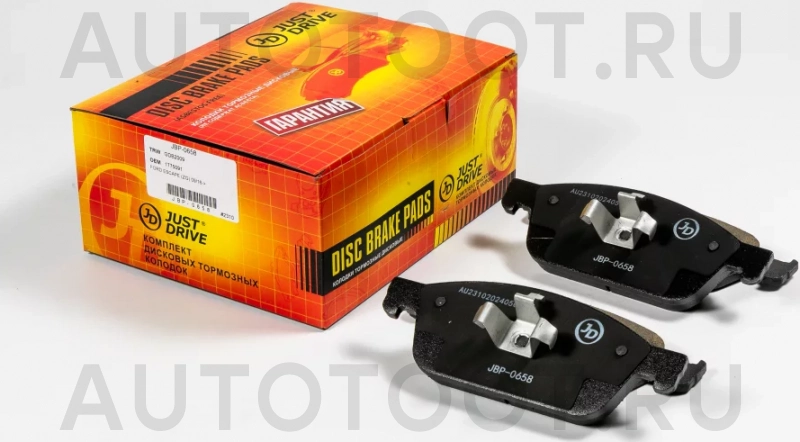 Колодки тормозные дисковые передние GDB2009 - Артикул JBP0658 - Производитель Just Drive - Фото, Отзывы, Цены