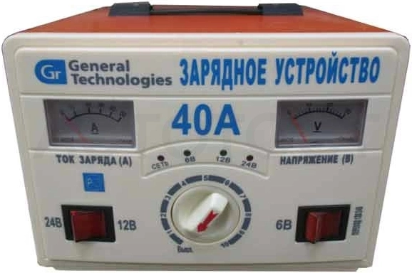 Зарядное устройство аккумулятора 40А General Technologies-009 (6/12/24В)