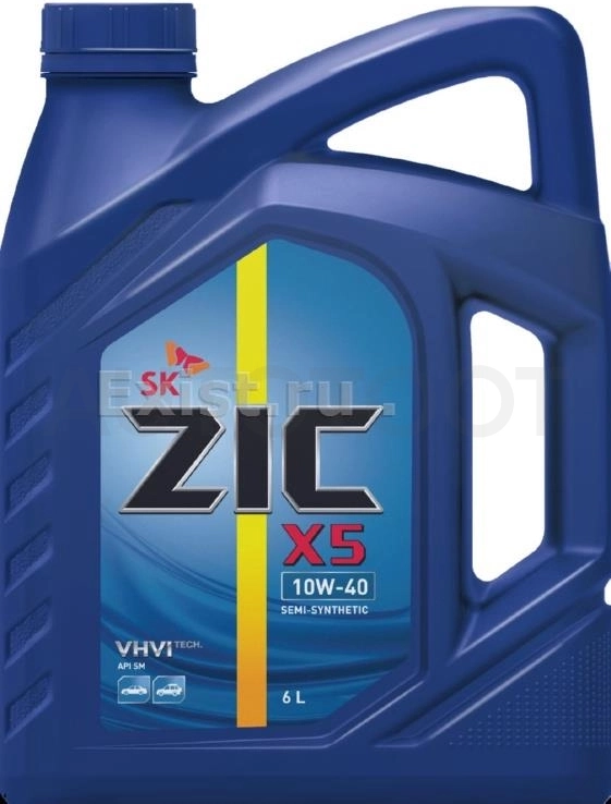 10W-40 SM 6л масло моторное ZIC X5 полусинтетика - Артикул 172622 - Производитель ZIC - Фото, Отзывы, Цены