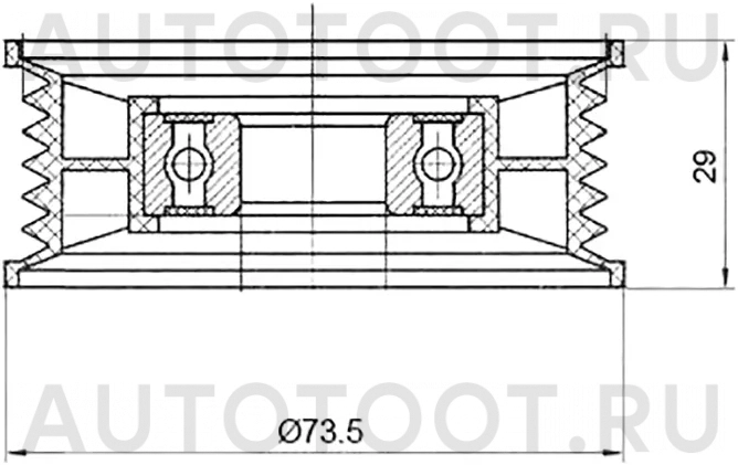 Ролик натяжителя -ST1450947 Sat для FORD FOCUS