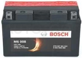 Аккумулятор BOSCH 7Ah 120A прямая полярность(+-)