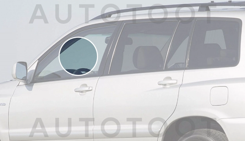 Стекло переднее левое опускное -  для TOYOTA HIGHLANDER, TOYOTA KLUGER