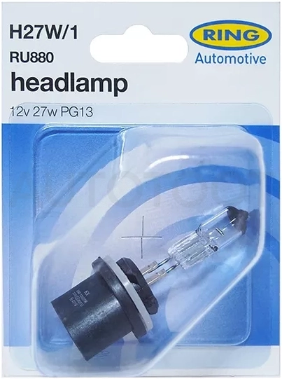 Лампа (H27W1/ Галоген/ 12V 27W)