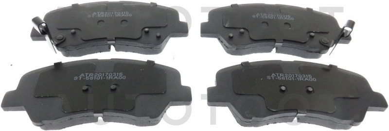 Колодки тормозные передние -ST581011RA00 Sat для KIA RIO, HYUNDAI SOLARIS, HYUNDAI ELANTRA, GEELY ATLAS