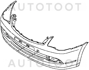 Бампер передний -  для NISSAN BLUEBIRD SYLPHY