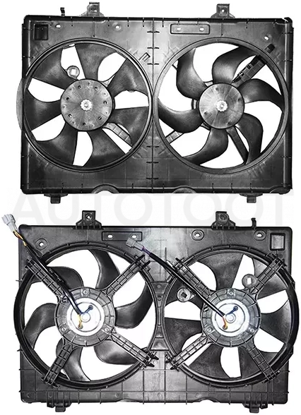 Диффузор радиатора в сборе RENAULT KOLEOS 08