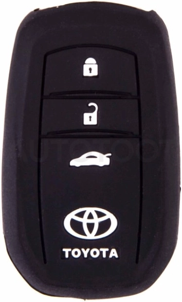TOYOTA Чехол на ключ автомобильный силиконовый TOYOTA (REIZ /HIGHLANDER/RAV4)