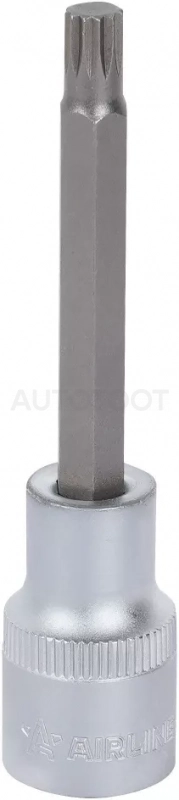 Головка торцевая 1/2" со вставкой SPLINE M8, L=100мм - Артикул ATBS66 - Производитель Airline - Фото, Отзывы, Цены