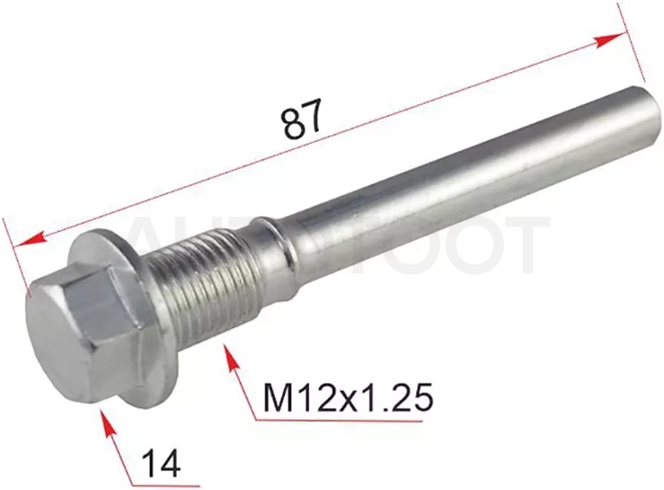 Направляющая суппорта RR MITSUBISHI PAJERO/MONTERO V2#/4#/