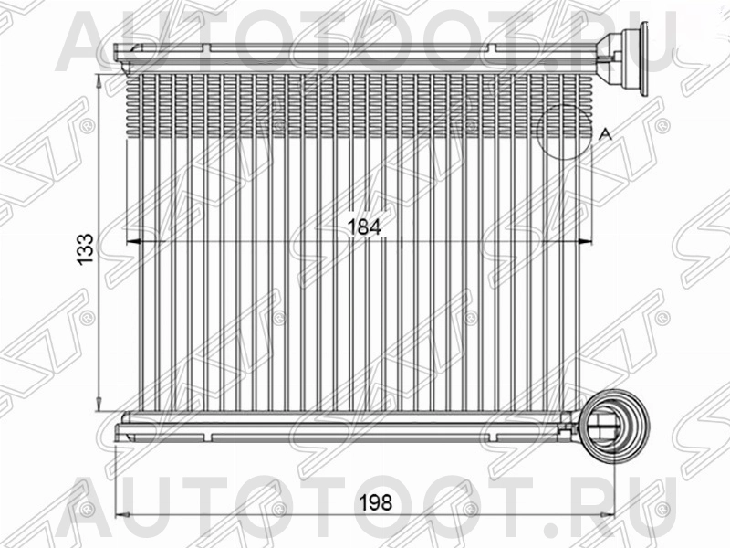 Радиатор отопителя (печки) -STDC023950 Sat для LADA (ВАЗ) VESTA