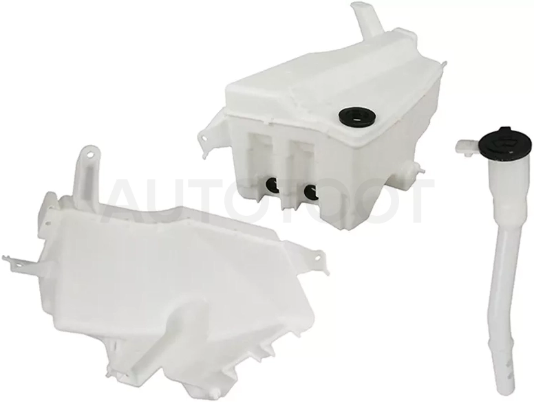 Бачок омывателя Toyota Land Cruiser (J100) 98-07 / Lexus LX 98-02 (Под омыватели фар/ С горловиной)