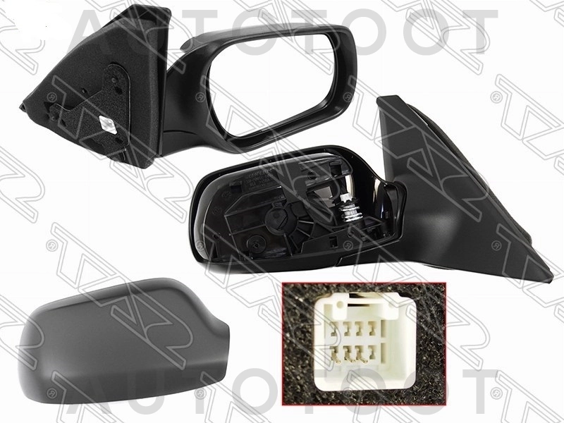 Зеркало правое (3 контакта) -STMZV79401 Sat для MAZDA 3 (AXELA)