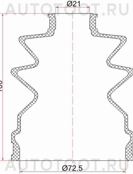 Пыльник шруса наружный -JCB0033 Just Drive для TOYOTA AVENSIS, MITSUBISHI LANCER