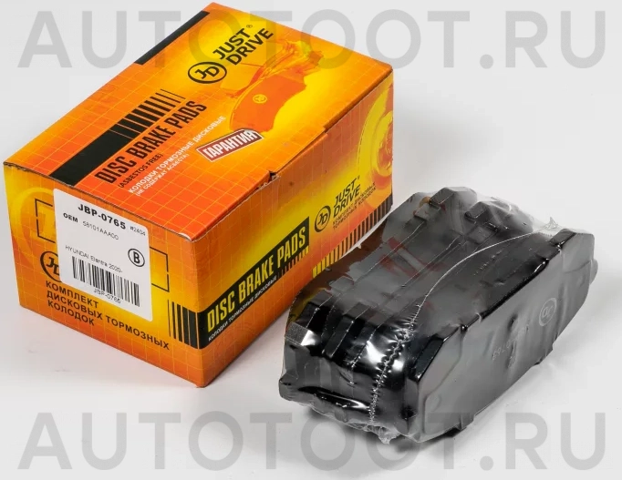 Колодки тормозные дисковые передние - Артикул JBP0765 - Производитель Just Drive - Фото, Отзывы, Цены